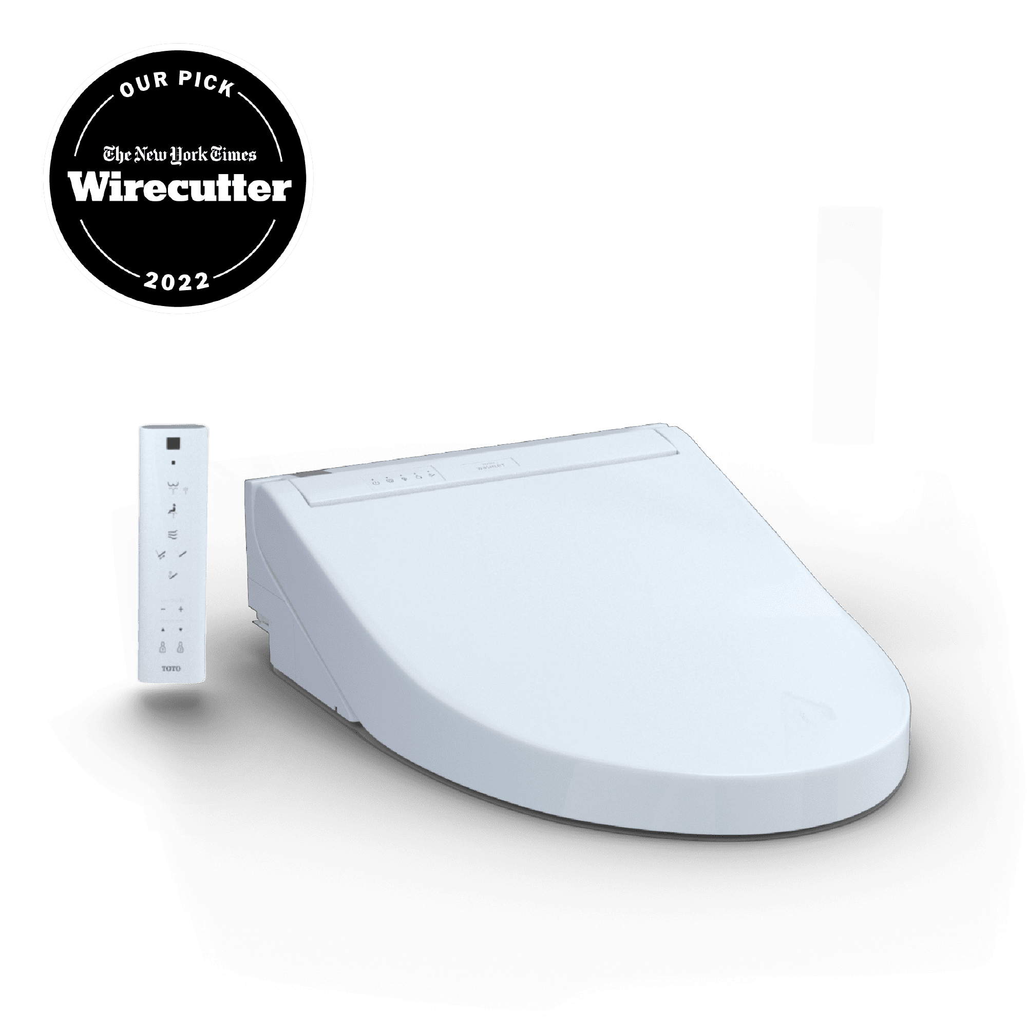 TOTO® WASHLET® C5 Electronic Bidet Toilet Seat with PREMIST and EWATER+ Wand Cleaning, Elongated, Cotton White - SW3084#01