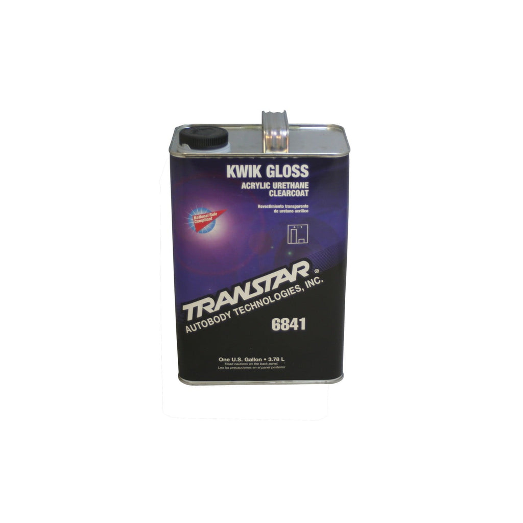 TRANSTAR 6841 Acrylic Urethane Clearcoat, 1 gal Can, Gloss, 4:1 Mixing