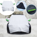 TUTUnaumb New Hot Sale Vehicle Mounted Winter Snow Proof Car Cover Snow Proof Car Clothes Windshield Cover Snow Proof Coverfor Home Household-White