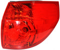 Tail Light Compatible With 2006-2010 Toyota Sienna Right Passenger Side, Outer With bulb(s)