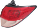 Tail Light Compatible With 2016-2018 Honda HR-V Right Passenger Side, Outer