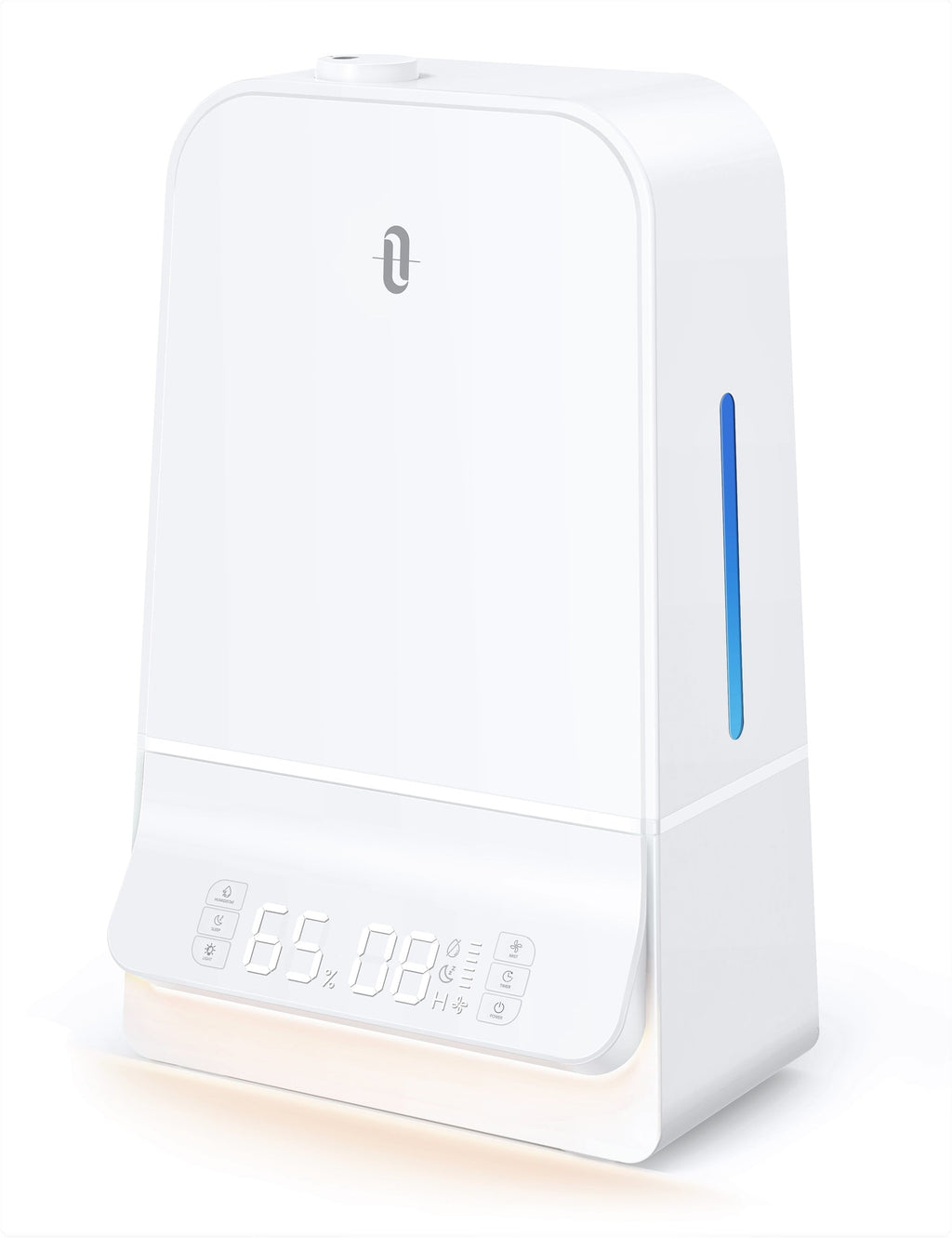 TaoTronics Humidifiers 6L Ultrasonic Cool Mist Humidifier with Humidistat, LED Display, Sleep Mode, 26dB Whisper Quiet, White
