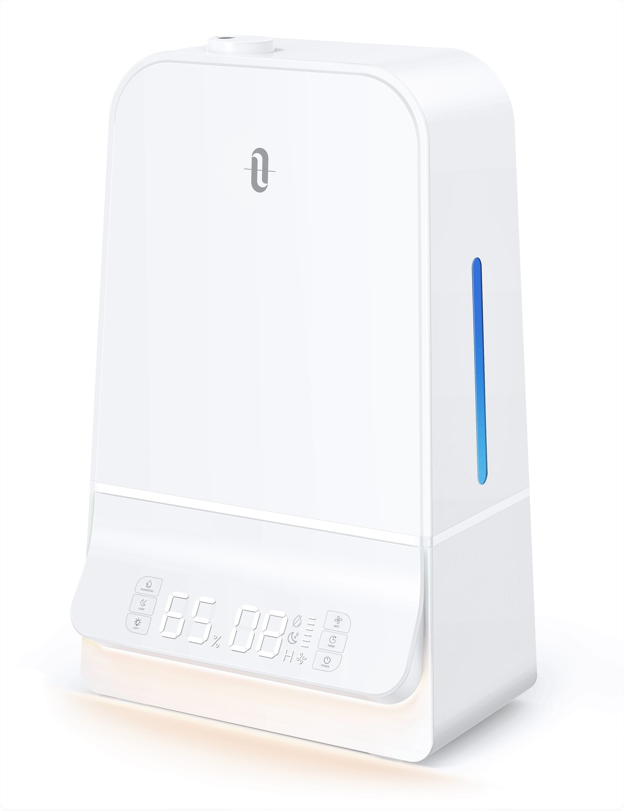 TaoTronics Humidifiers 6L Ultrasonic Cool Mist Humidifier with Humidistat, LED Display, Sleep Mode, 26dB Whisper Quiet, White