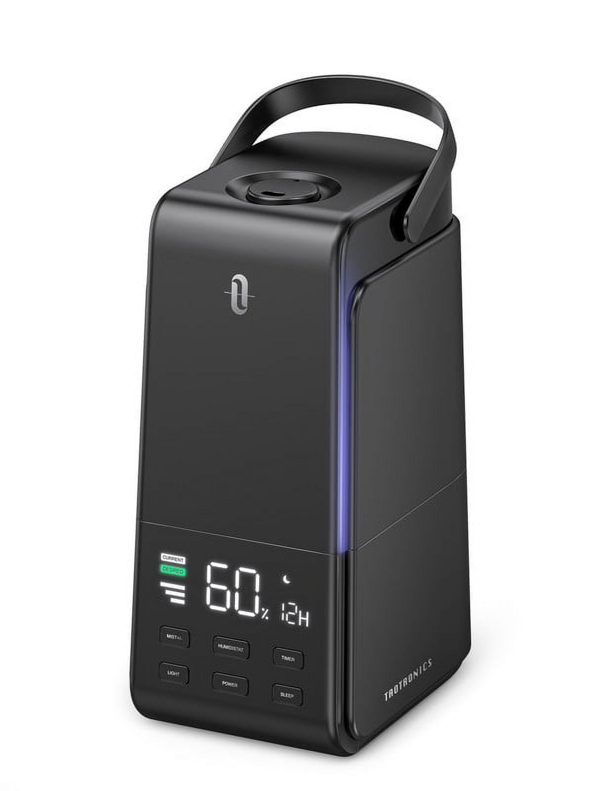 TaoTronics Humidifiers for Home, 4L Ultrasonic Cool Mist Humidifier with Automatic Humidity Monitoring