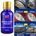 Teissuly Car Headlight Repair Agent Wipe New Headlight Restore Taillight Repair Kit with Lens Restoration Cleaner