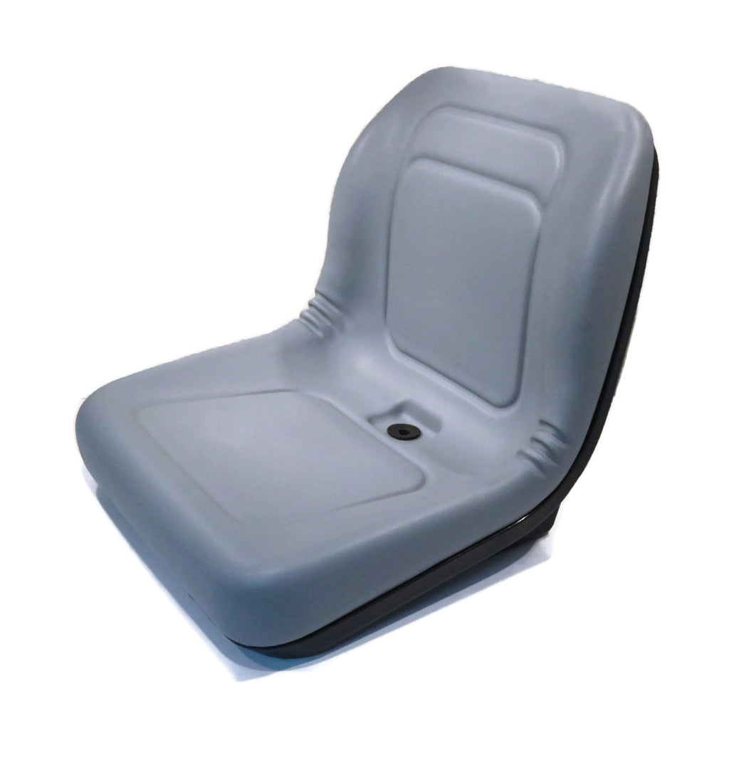 The ROP Shop | Grey High Back Seat For John Deere Z-Track ZTR F620 F680 Lawn Mower