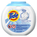 Tide PODS and Gentle, Liquid Laundry Detergent, HE Compatible, 57 Count, Hypoallergenic, Unscented