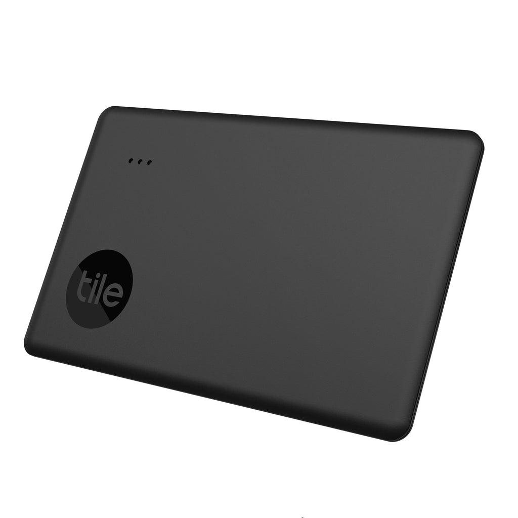 Tile Slim (2022) - 1 Pack - Black - Thin Bluetooth Tracker, Wallet Finder and Item Locator