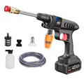 Tomshine Electric High Pressure Washer, Car Wash Tool, Cordless Portable Vehicle Cleaning Machine Automobile Washer with Foam Bottle