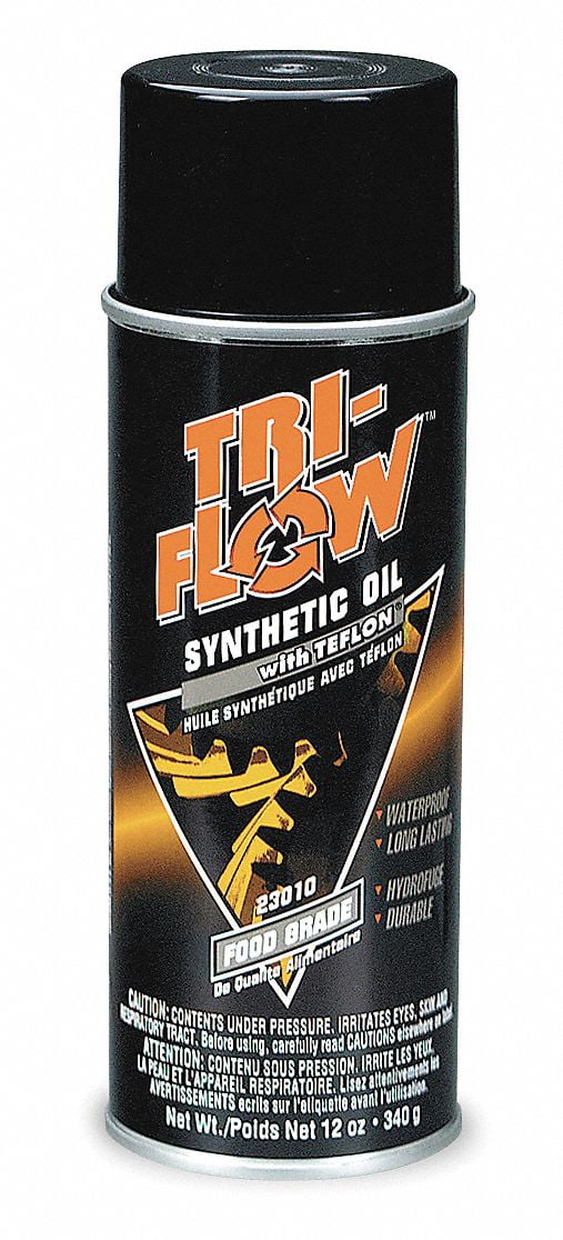 Tri-Flow Food Grade Synthetic Oil,Aerosol,12 oz  TF230101