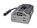 Tripp Lite 200W Car Power Inverter with Outlet & 2 USB Charging Ports, Ultra-Compact (PV200USB)