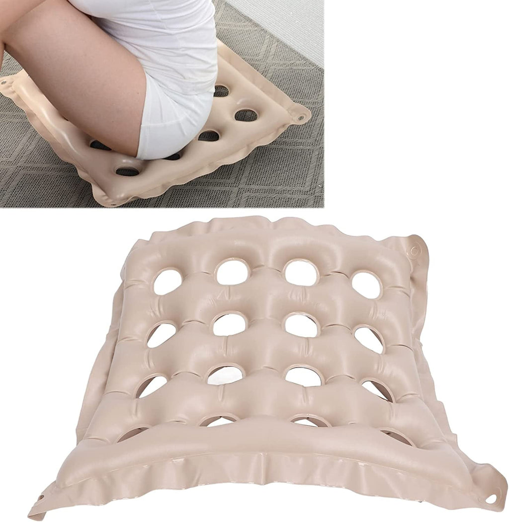 Tutuviw Cushion Sores Bed Sore Cushions for Butt Pressure Sore Cushions Bed Sores Treatment Buttocks Pillow with Inflatable Pump-Beige