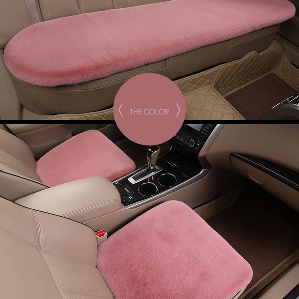 Twowood Winter Universal Warm Plush Soft Car Seat Cushion Non-slip Pad Cover Protector