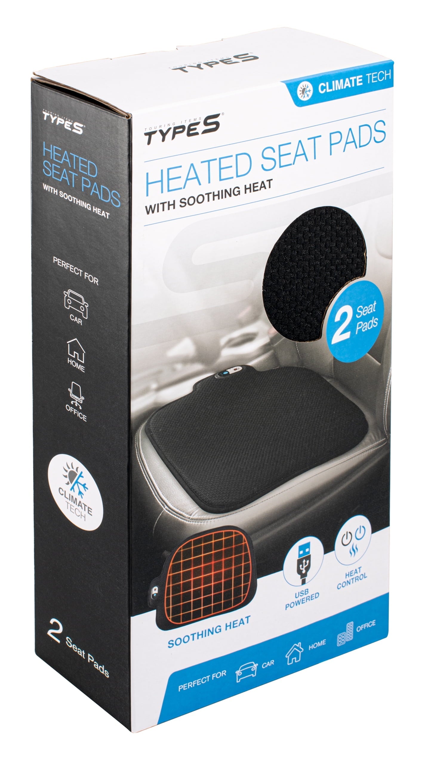 Type S Heated Seat Pad Universal Fit for All Vehicles, CU58216-4