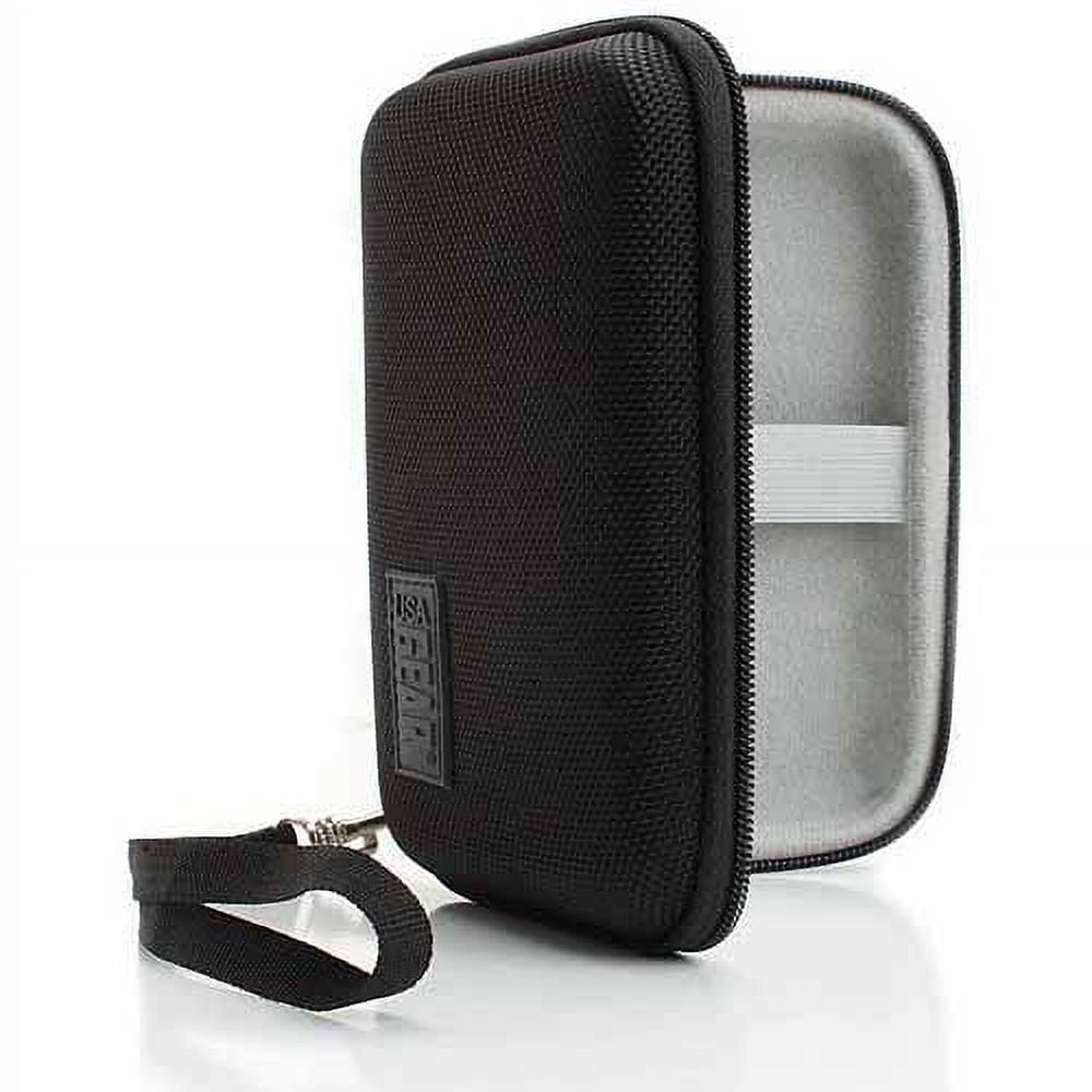 USA Gear Hard Shell Electronics Carrying Case with Scratch-Resistant Interior for Smartphones, MP3 Players, GPS Units and More