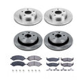 Ultimate Brakes Front and Rear Semi-Metallic Brake Pad and Rotor Kit with Hardware WM81489