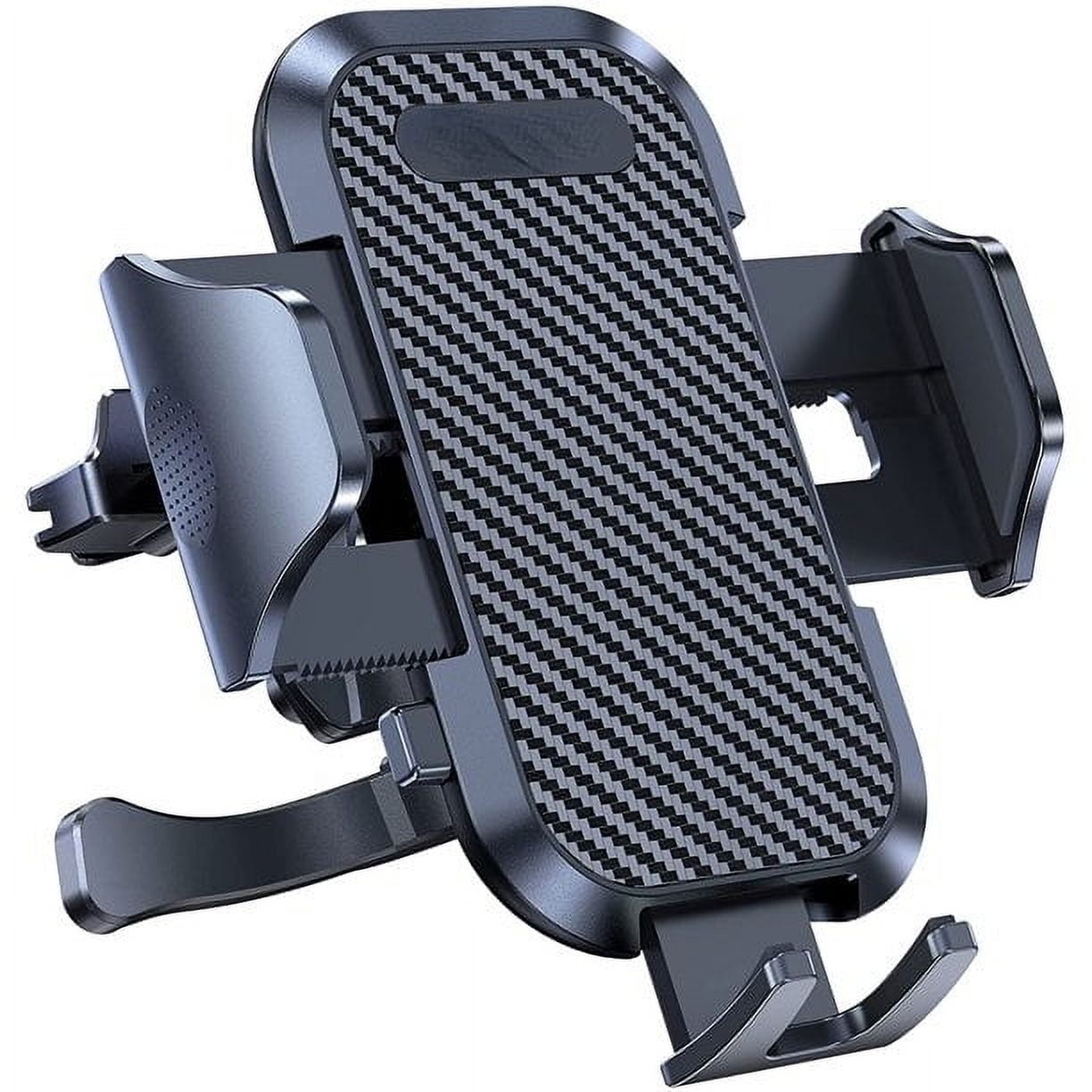 Ultra Stable Car Phone Holder Mount, 2 in 1 Air Vent Phone Mount for Car Easy Clamp Cell Phone Holder Car Fit for iPhone 13 Pro Max Mini 12 All Mobile Phones