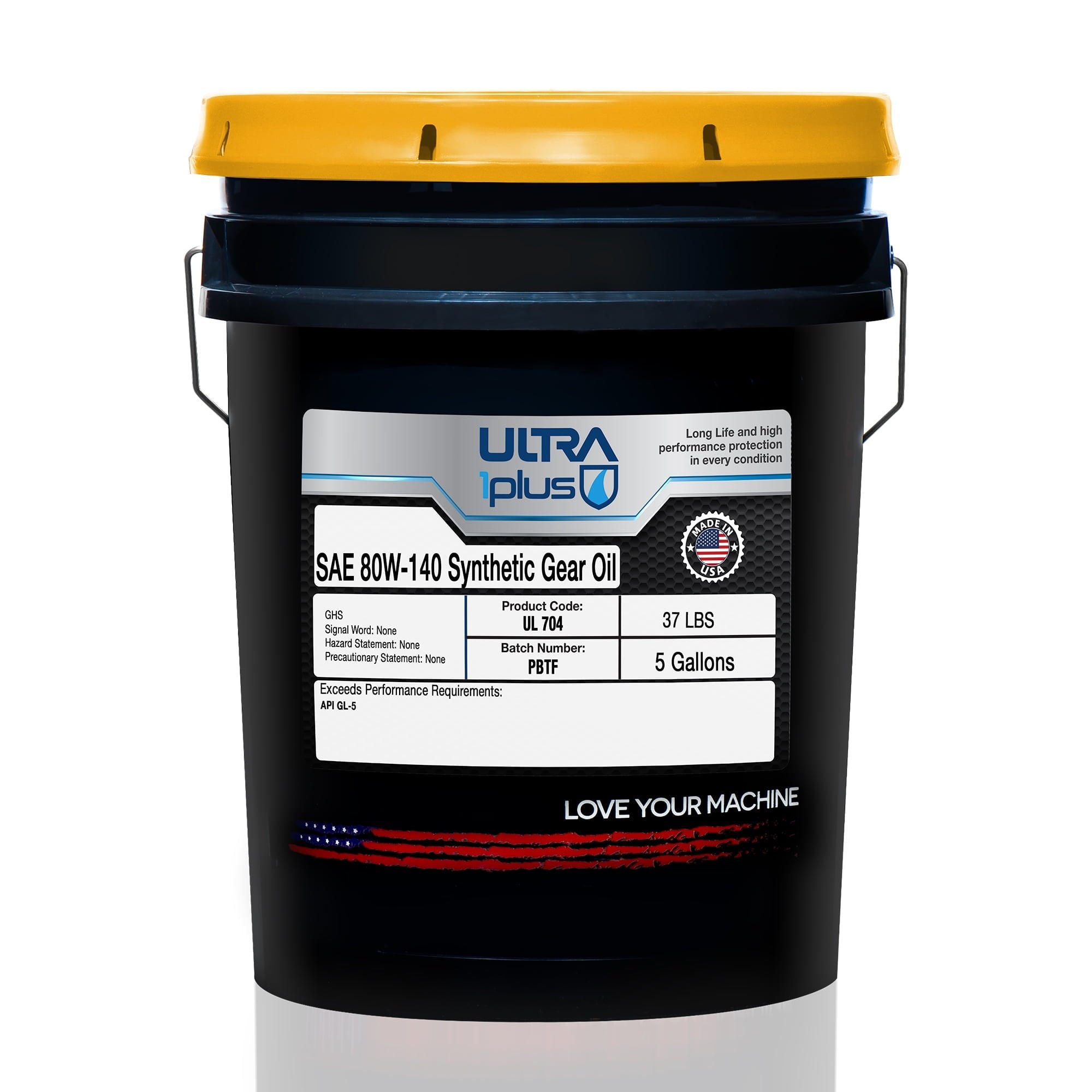 Ultra1Plus™ SAE 80W-140 Synthetic Gear Oil, API GL-5 | 5 Gallon Pail