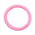 Unique Bargains 32mm Dia Pink Silicone Anti-Slip Steering Wheel Cover Protector for Car Vehicle