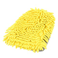 Unique Bargains Car Mitt Microfiber Wash Washing Cleaning Glove Anti Scratch Yellow