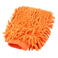 Unique Bargains Premium Car Mitt Microfiber Wash Washing Cleaning Anti Scratch Glove Orange