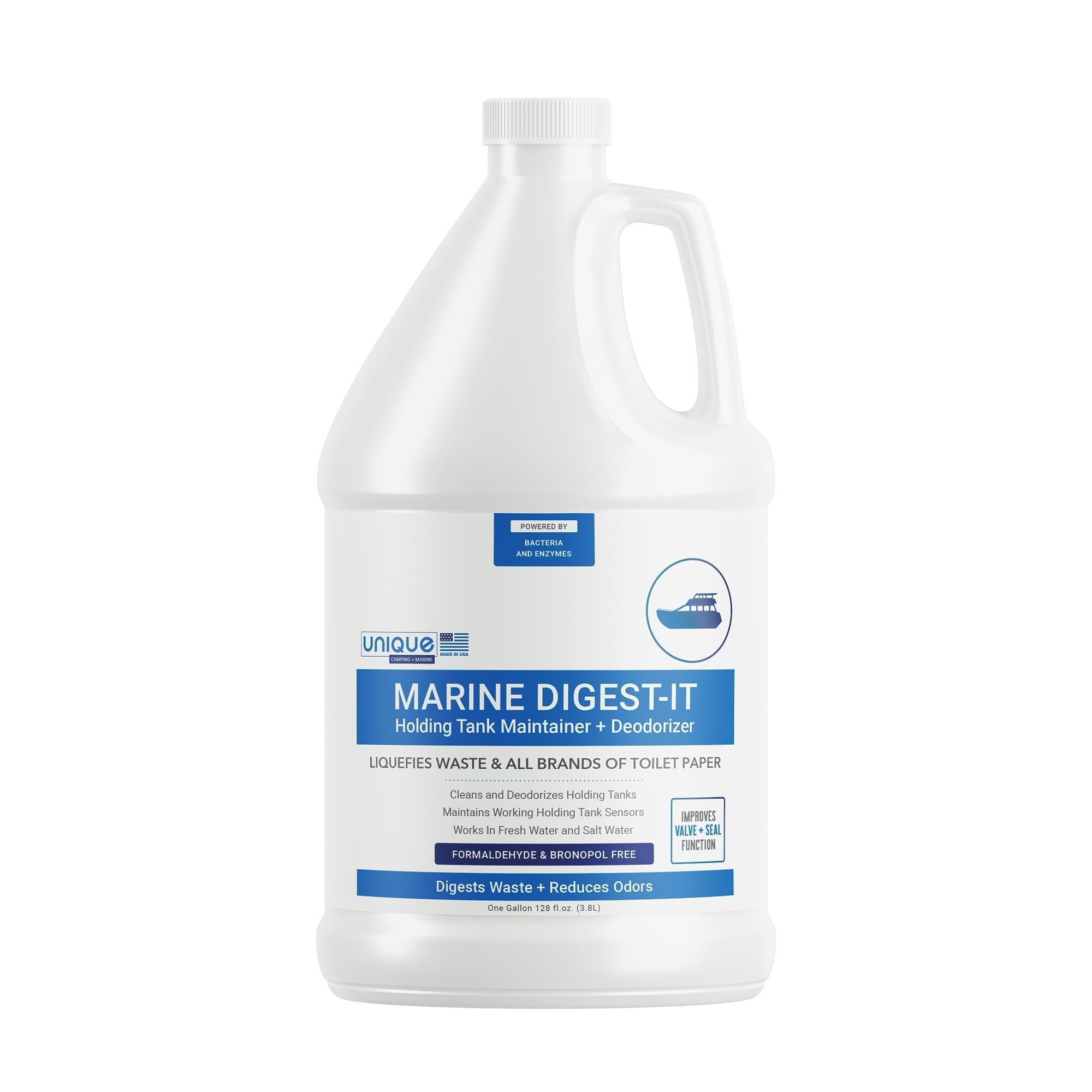 Unique Marine Digest-It Boat Holding Tank Treatment - 128 oz. Liquid/64 Liquid Treatments