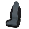 Universal Front High Back Bucket Car Seat Cover Gray Black Fit for Most Auto Car Truck SUV
