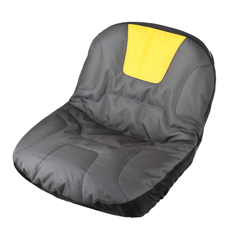 Universal Riding Lawn Mower Tractor Seat Cover Padded Comfort Pad Storage Pouch for Heavy Farm Vehicle Tractor Mower