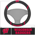 Wisconsin Steering Wheel Cover 15"x15"