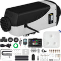 VEVORbrand 5KW Diesel Air Heater 10L Tank Diesel Heater 12V Diesel Parking Heater Muffler with LCD Thermostat and Remote Control for RV Bus Trailer Motor-home and Boats