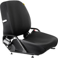 VEVORbrand Universal Forklift Seat Komatsu Style Forklift Seat with Retractable Seat Belt Excavator Seat