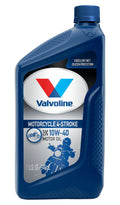 Valvoline 4-Stroke Motorcycle 10W-40 Conventional Motor Oil 1 QT