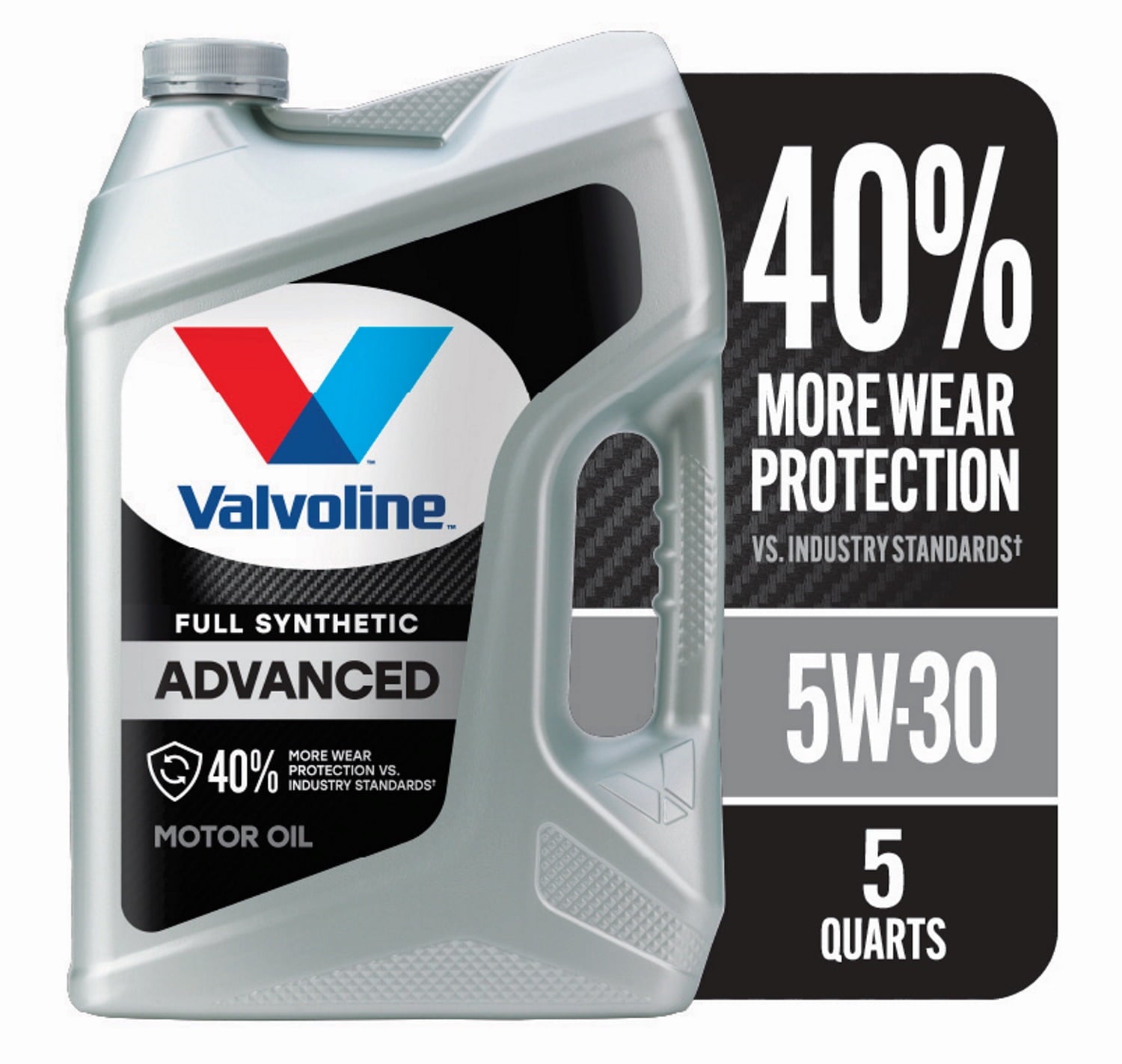 Valvoline Advanced Full Synthetic SAE 5W-30 Motor Oil 5 QT (Packaging May Vary)