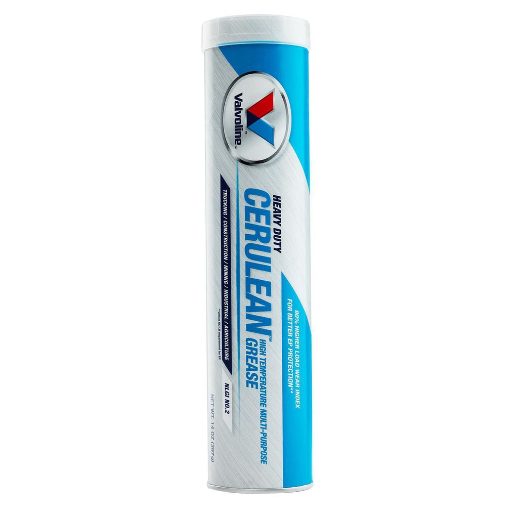 Valvoline Cerulean # 2 Lithium Grease - Formulated for commercial fleet and industrial uses, 14 oz cartridge, sold by each