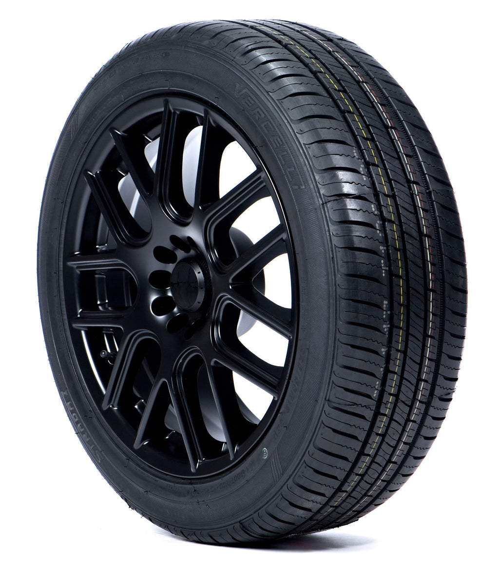 Vercelli Strada I All Season 225/55R18 102V XL SUV/Crossover Tire Fits: 2019 Subaru Crosstrek Hybrid, 2018 Subaru Crosstrek Base