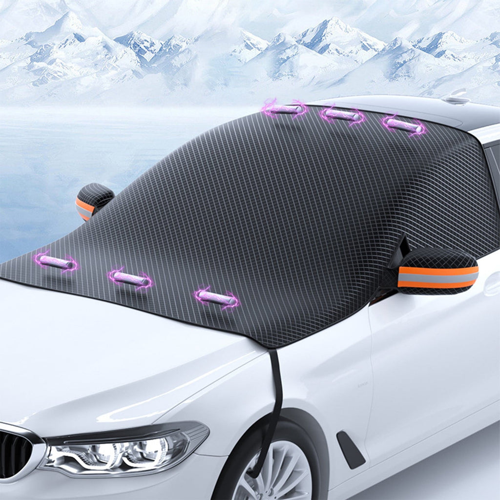 Vikakiooze 2023 Promotion on sale, Magnetic Windshield Cover For Ice And Snow, Winter Windshield Snow Ice Cover With Multi-Layer Protection, Front Window Covers Sunshade Frost Guard Ice Shield