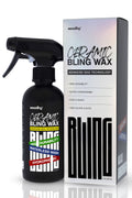 WAXLING Ceramic Bling Wax | Ceramic Coating Car Wax | Waterless Car Wash & Car Wax Polish | Hydrophobic Car Wax Spray for High Durability, Gloss, Slick | Easy & Quick