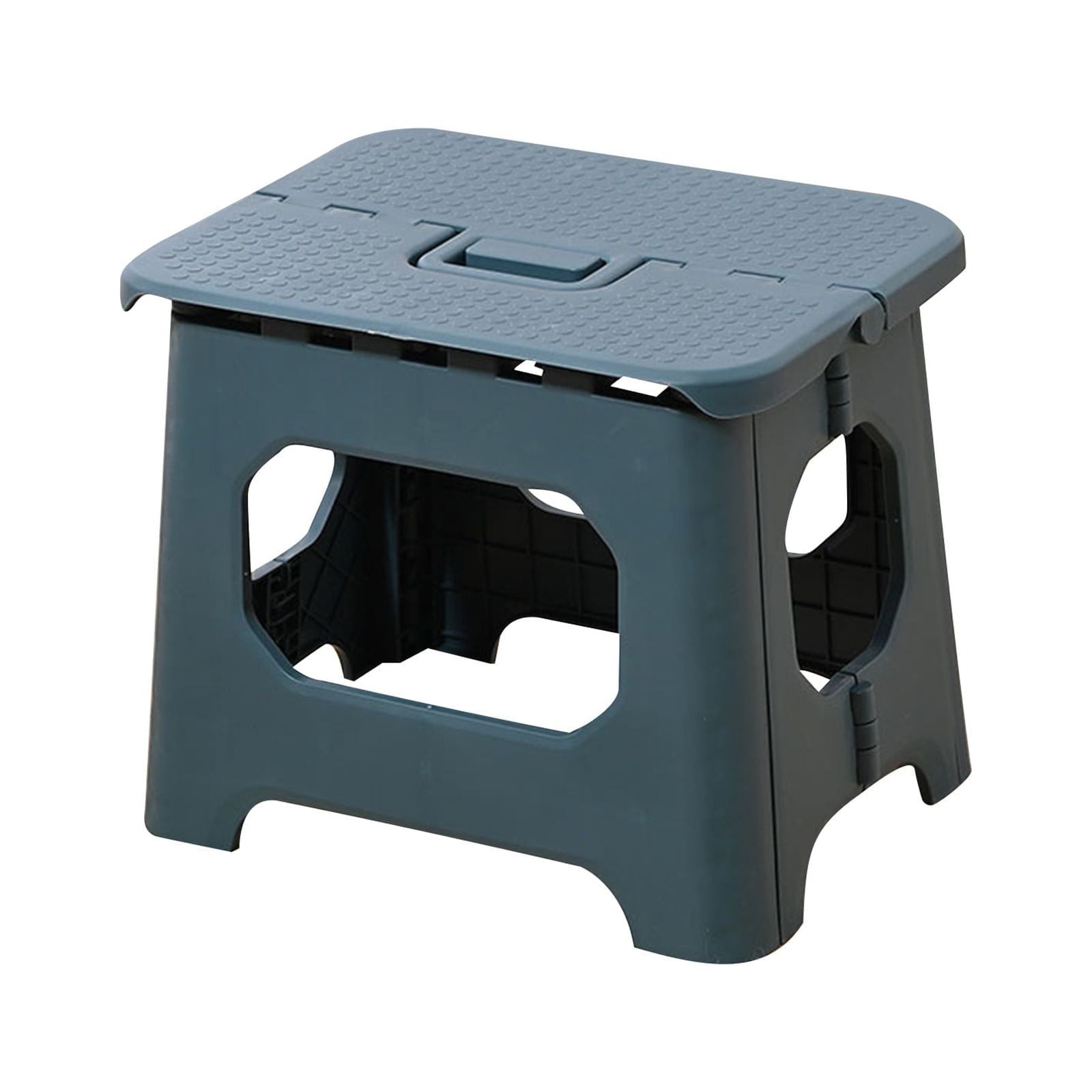 WHLBF Folding Stool Outdoor Portable Heavy Duty Plastic Non-Slip Chair for Camping Hiking Fishing BBQ Foldable Step Stool Collapsible Stool