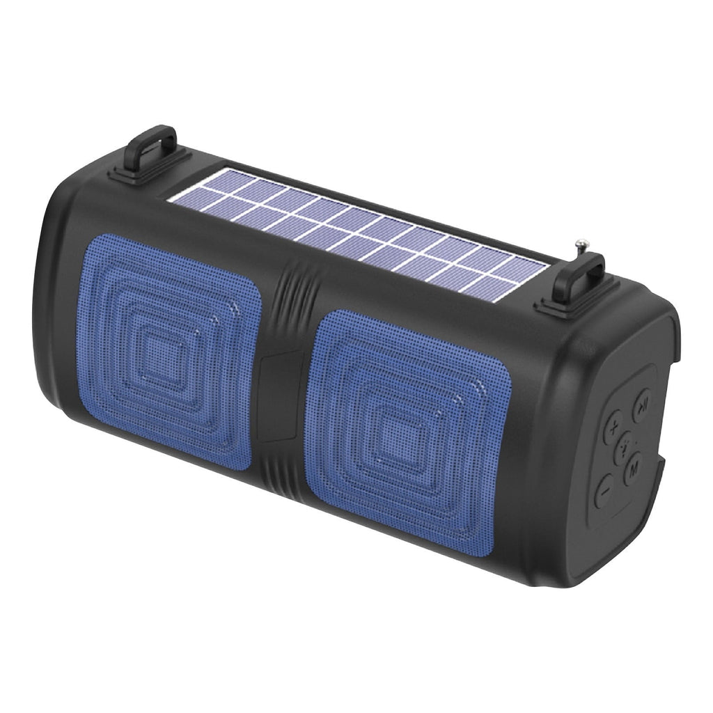 WQQZJJ Outdoor Wireless Bluetooth Speaker, New Solar Powered Charging Dual Flashlight Subwoofer, Impact Card Insertion, USB Flash Drive, Mini Speaker Home Essentials Clearance