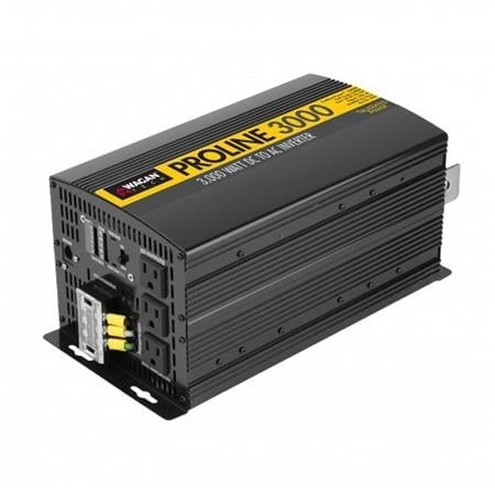 Wagan WAG3742 3000W 12V Proline Power Inverter with Remote Switch