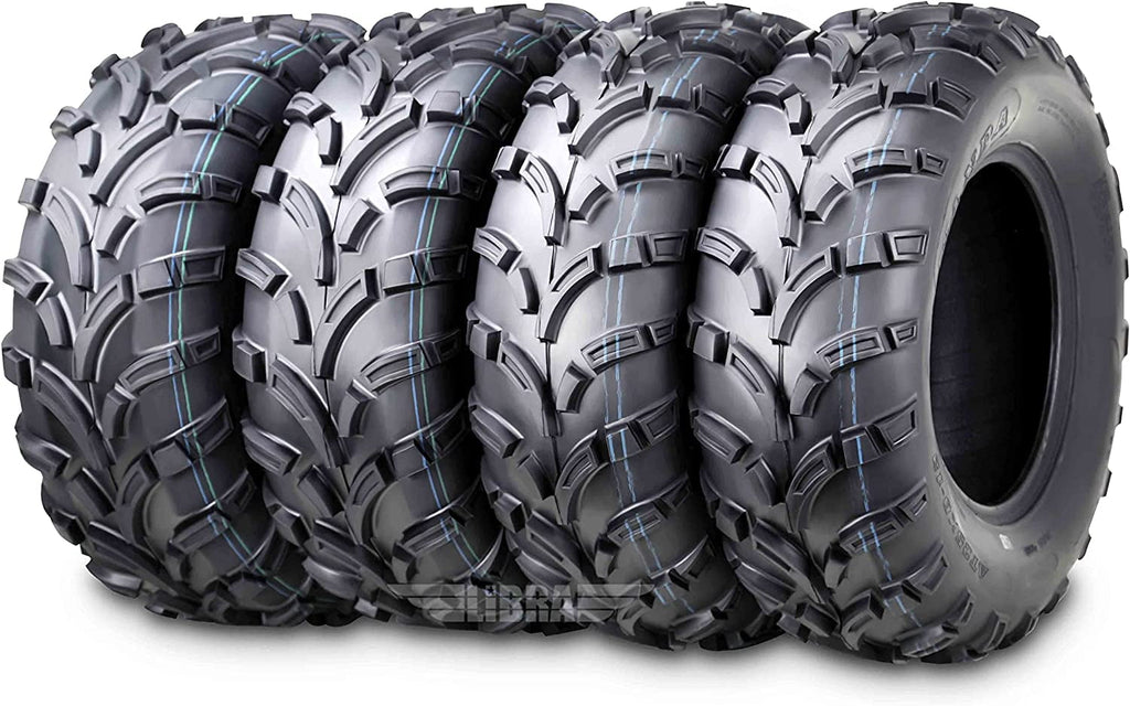 Wanda ATV/UTV Tires 25x8-12 Front & 25x10-12 Rear /6PR P373, Set 4