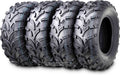 Wanda ATV/UTV Tires 25x8-12 Front & 25x10-12 Rear /6PR P373, Set 4