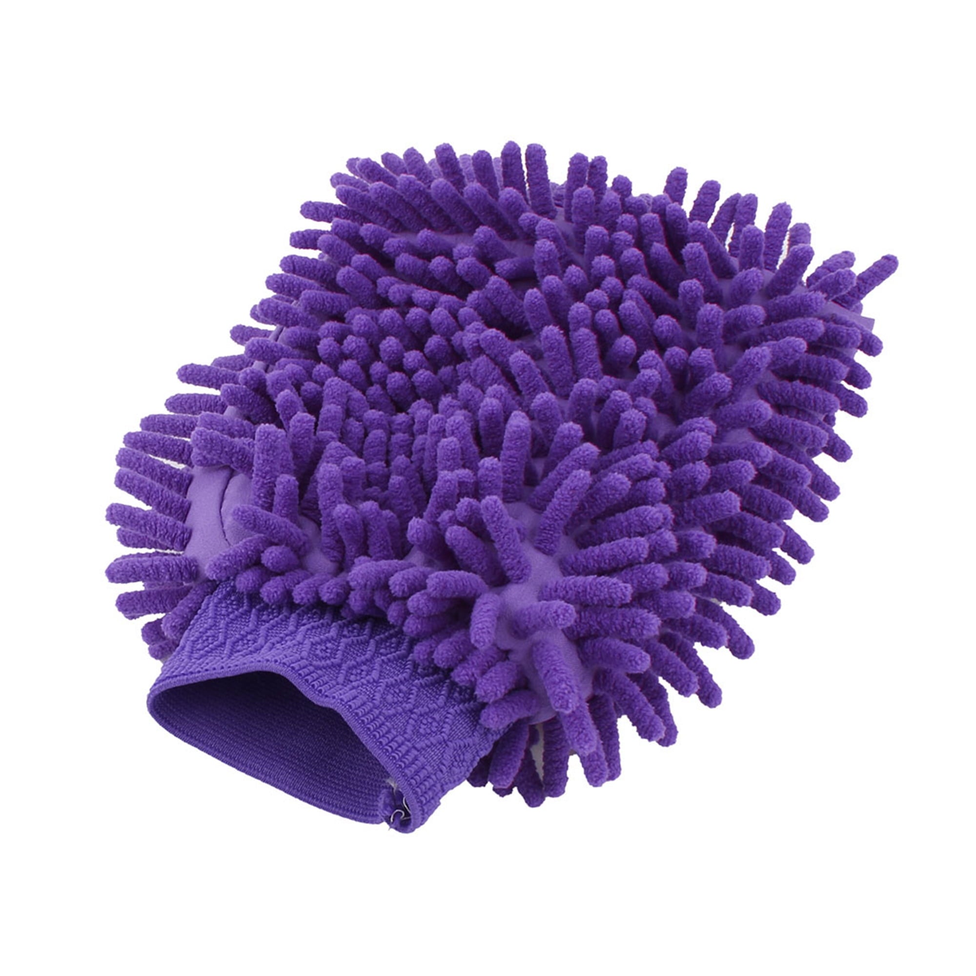 Washing Glove Purple Chenille Brush Microfiber Car Dusting Cleaning Mitt Mittens