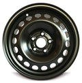 Wheel Rim for 2006-2016 Volkswagen Jetta 15 in Black Steel Rim Direct Fit