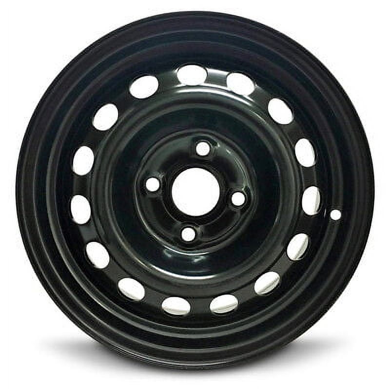 Wheel Rim for 2006-2017 Hyundai Accent 14 in Black Steel Rim Direct Fit