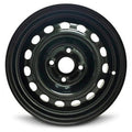 Wheel Rim for 2006-2017 Hyundai Accent 14 in Black Steel Rim Direct Fit