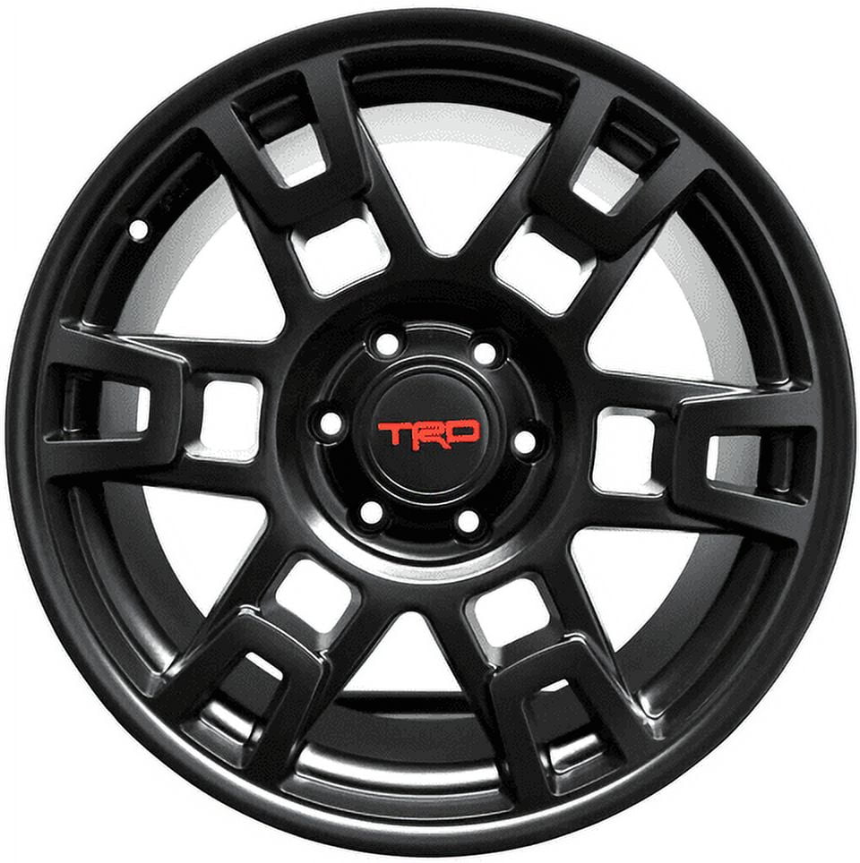 WheelDepot 17 X 7.5 Rim Matte Black Fits Toyota