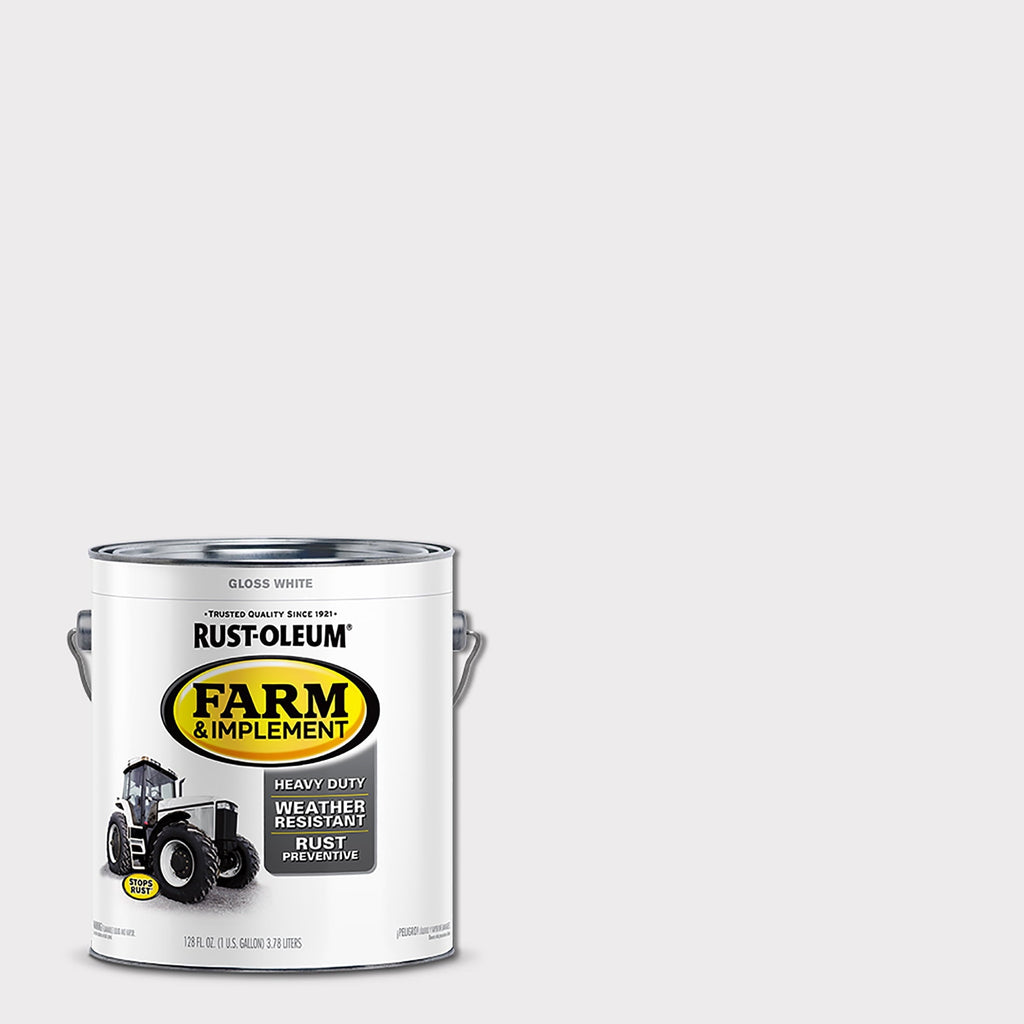 White, Rust-Oleum Specialty Gloss Farm and Implement Paint- Gallon, 2 Pack