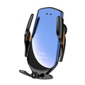 Wireless Car Charger, Electric Induction 15W Wireless Charger Car Vent Mount Bracket Fast Charging Auto-Clamping Car Mount Phone Holder Mount Air Vent Phone Holder