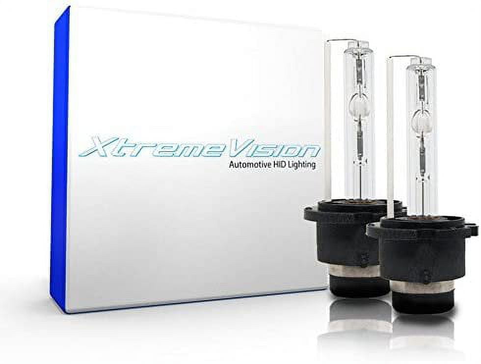 XtremeVision HID Xenon Replacement Bulbs - D2S / D2R / D2C - 5000K Bright White 1 Pair - 2 Year Warranty